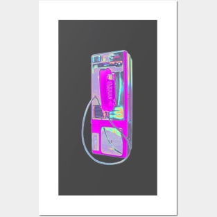 Pink Holo Pay Phone Posters and Art